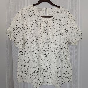 Van Heusen Polka Dot Women's Top